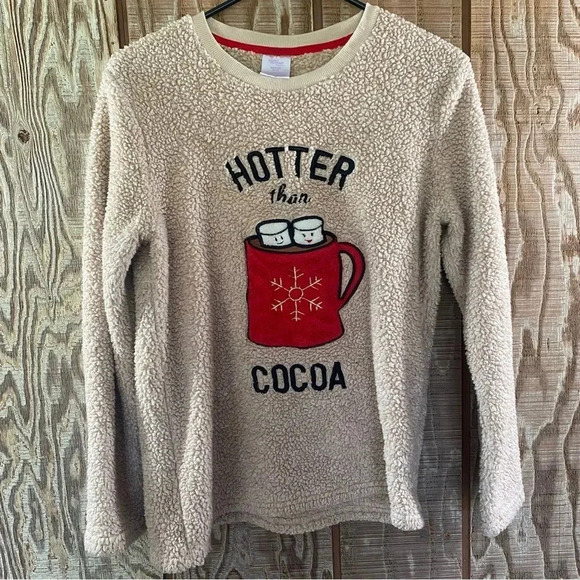 Hotter Than Cocoa Fleece Sweatshirt ☕️ - Picture 2 of 4